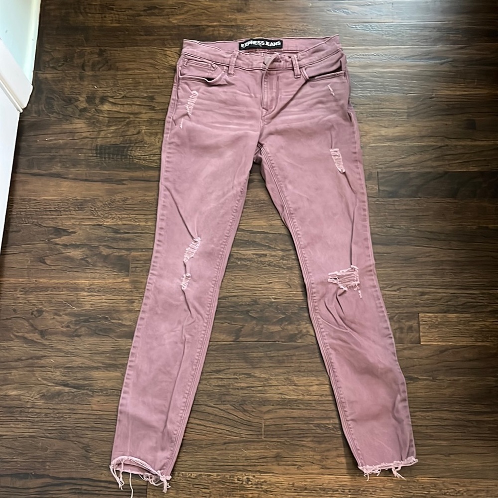 Express cropped jeans